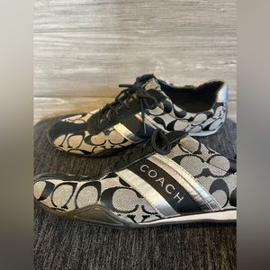 Coach Black, Grey, Silver Shoes. Size 9.5.